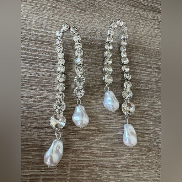 Statement drop earrings N650 - Picture 3 of 5